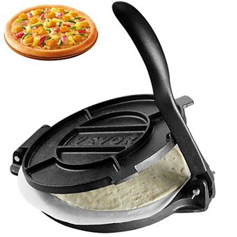 VEVOR Tortilla Press, 10 Inch Tortilla and Roti Maker, Cast Iron Heavy Duty Tortilladora Press