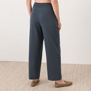 Organic Cotton Airplane Pintuck Wide Leg Pant