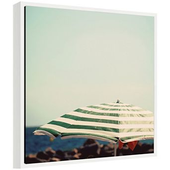 Under the Umbrella by Laura Evans Framed Canvas Wall Art Print
