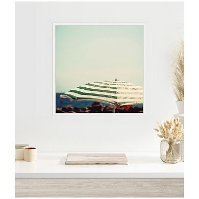 Under the Umbrella by Laura Evans Framed Canvas Wall Art Print