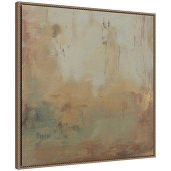 Sage Horizon No. 2 by Amy Lighthall Framed Canvas Wall Art Print