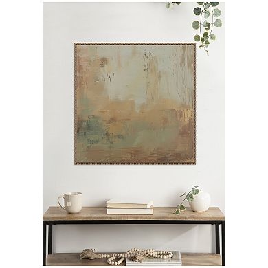 Sage Horizon No. 2 by Amy Lighthall Framed Canvas Wall Art Print