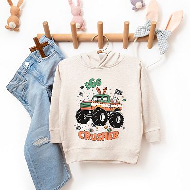 Egg Crusher Monster Truck - Toddler Hoodie