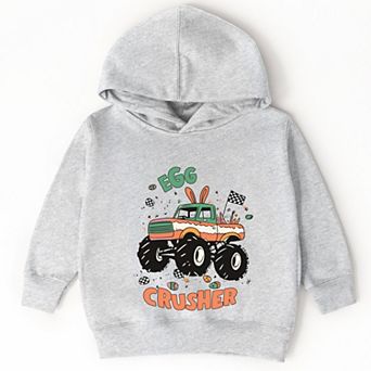 Egg Crusher Monster Truck - Toddler Hoodie