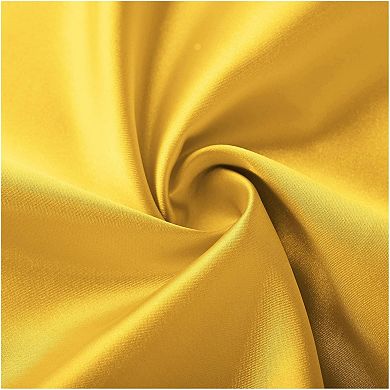 Women's Elegant Cowl Neck Satin Blouse Long Sleeve Office Work Shirt Silk Top