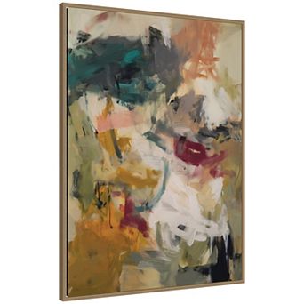 Painted Storm No. 1 by Amy Lighthall Framed Canvas Wall Art Print