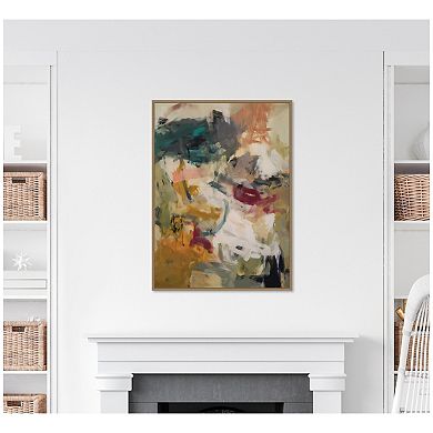 Painted Storm No. 1 by Amy Lighthall Framed Canvas Wall Art Print
