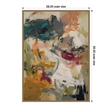 Painted Storm No. 1 by Amy Lighthall Framed Canvas Wall Art Print