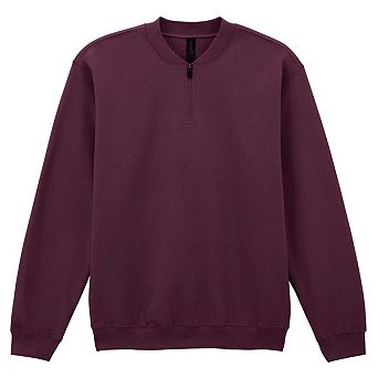 Gildan Unisex Adult Softstyle Midweight Quarter Zip Sweatshirt