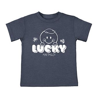 Mini Smiley Lucky Lumi - Toddler Short Sleeve Graphic T-Shirt