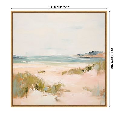 Tranquil Landscape V Square by Amy Lighthall Framed Canvas Wall Art Print