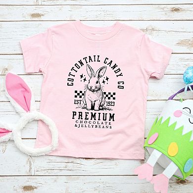 The Juniper Shop Cottontail Candy Premium Chocolate Youth Short Sleeve Tee