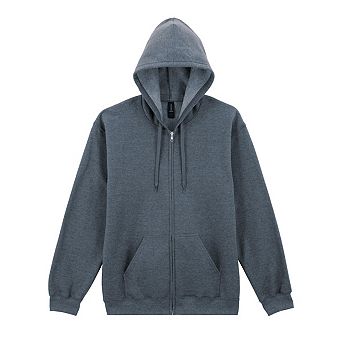 Gildan Unisex Adult Softstyle Fleece Midweight Full Zip Hoodie