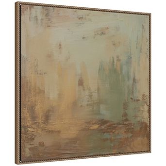 Sage Horizon No. 4 by Amy Lighthall Framed Canvas Wall Art Print