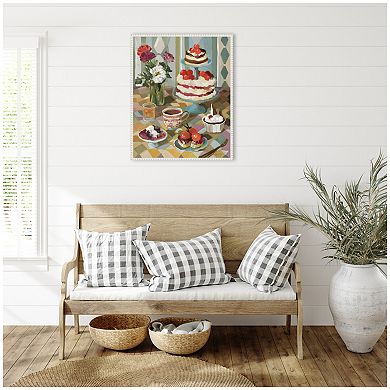 Sweet Tooth by Mary Sparrow Framed Canvas Wall Art Print