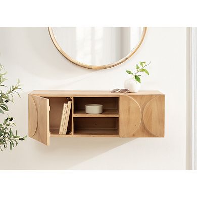 Townsend Floating Media Wall Cabinet