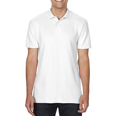 Gildan Unisex Adult Double Piqué Soft Touch Polo Shirt