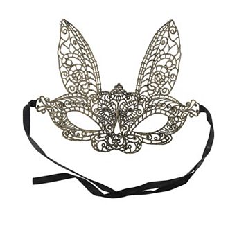 Lace Long-Ear Bunny Half Face Party Mask 1 pc