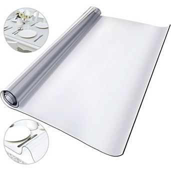 VEVOR Clear PVC Table Cover 42"x84"x0.06", Waterproof Table Protector for Dining Table
