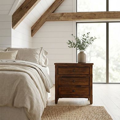 Starlight Canyon Home NightStand with Mindi Wood Design