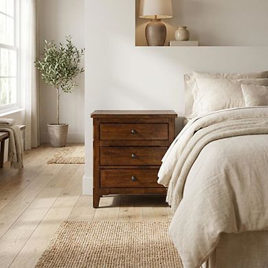 Starlight Canyon Home NightStand with Mindi Wood Design