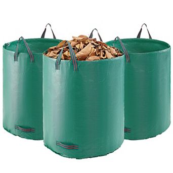 VEVOR 3-Pack 72 Gallon Reusable Yard Waste Bag, Large Lawn Garden Bags