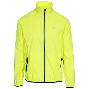 Trespass Mens Retract Hi-Vis Packaway Waterproof Jacket.