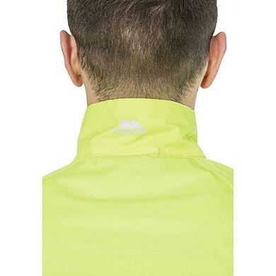Trespass Mens Retract Hi-Vis Packaway Waterproof Jacket.