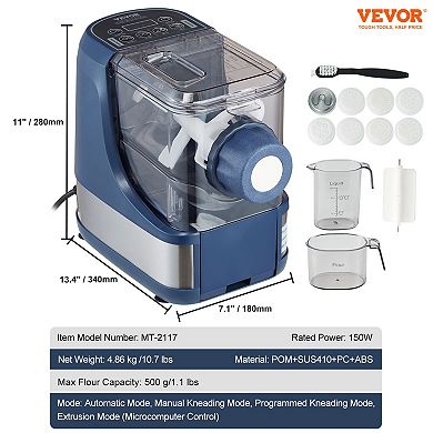 VEVOR Electric Pasta Maker, 150W Automatic Noodle Maker Machine