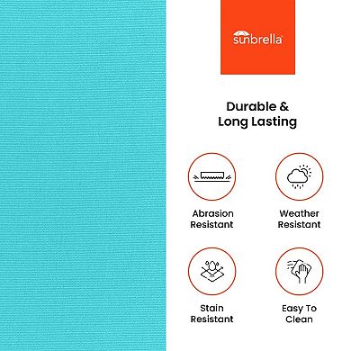 Covers&All Sunbrella Outdoor Lumbar Pillows, Water & UV Fade Resistant (Insert with Cover)