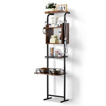VEVOR Pet Feeding Station with Storage, Elevated Dog Bowls, Raised Dog Bowl Stand