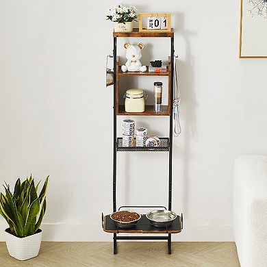 VEVOR Pet Feeding Station with Storage, Elevated Dog Bowls, Raised Dog Bowl Stand