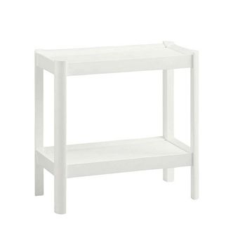 White Nightstand, Modern, Transitional Styles, Sleek Design, for Bedroom