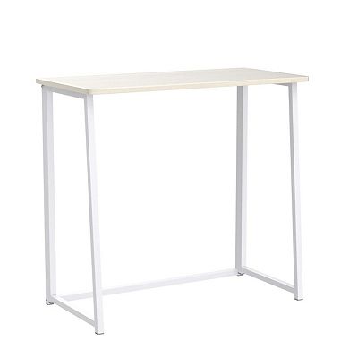 Small Folding Desk for Space Saving: 31.5" W x 29.52" H, Easy Assembly, Portable, Lightweight
