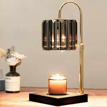 Elegant Electric Candle Warmer with Timer Dimmable Brightness: Perfect for Relaxing Ambiance