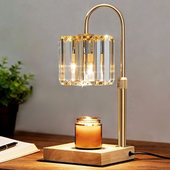 Elegant Electric Candle Warmer with Timer Dimmable Brightness: Perfect for Relaxing Ambiance