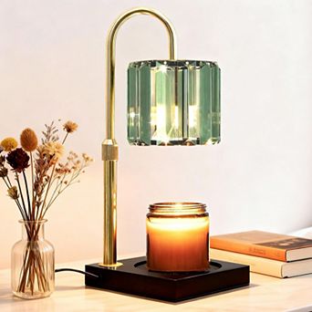 Elegant Electric Candle Warmer with Timer Dimmable Brightness: Perfect for Relaxing Ambiance