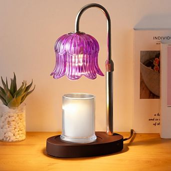 Electric Candle Warmer with Timer Dimmer: Modern Design for Relaxing Aromas in Bedrooms Living