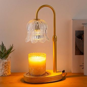 Electric Candle Warmer with Timer Dimmer: Modern Design for Relaxing Aromas in Bedrooms Living