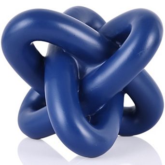 Knot Decorative Sculptures: Rustic Home Decor for Coffee Table, Living Room, Entryway