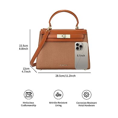 Victoria Handbag with Gold Hardware Victoria Hyde