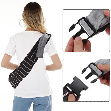 1Pc Polyester Pet Sling Carrier Adjustable Under 5kg Small Dog Sling Carrier