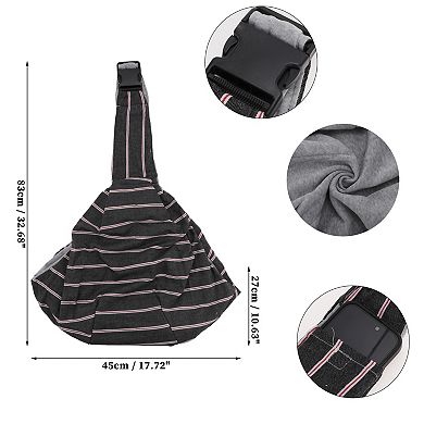 1Pc Polyester Pet Sling Carrier Adjustable Under 5kg Small Dog Sling Carrier