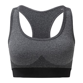 TriDri Womens/Ladies Sculpted Melange Seamless 3D Sports Bra