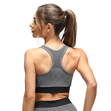 TriDri Womens/Ladies Sculpted Melange Seamless 3D Sports Bra