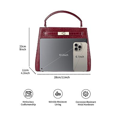 New-Victoria Women Satchel & Victoria Hyde Medium Handbag