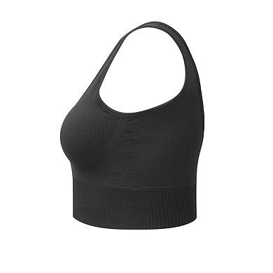 TriDri Womens/Ladies Multisport Ribbed Seamless 3D Bra