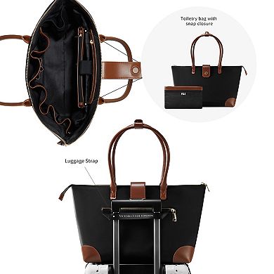 Women's Tote Nylon Top Zip Large Lifestyle Bag Eve Victoria Hyde