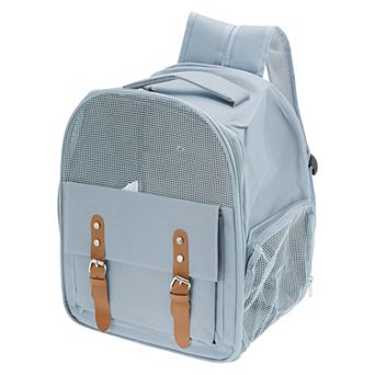 1 pc Pet Backpack Portable Backpack with 1 Side Openings 12.6"L x 9.84"W x 15.35"H