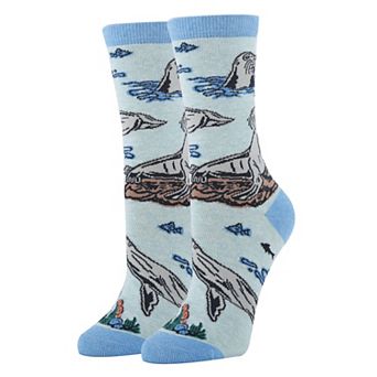 Sea Lion - Womens Crew Socks